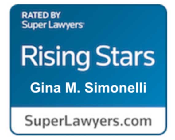 Rated by Super Lawyers | Rising Stars | Gina M. Simonelli | SuperLawyers.com